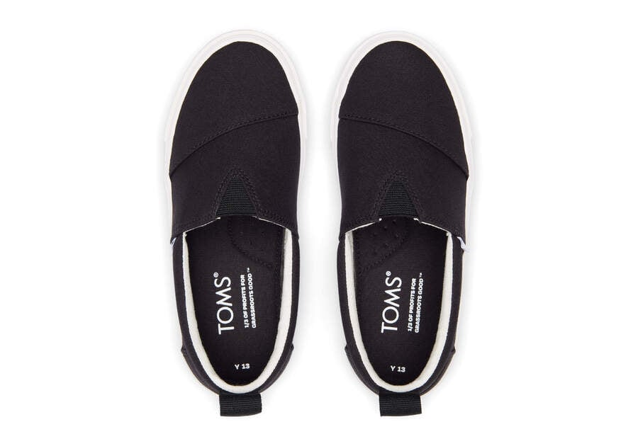 Youth Fenix Slip-On Canvas Top View