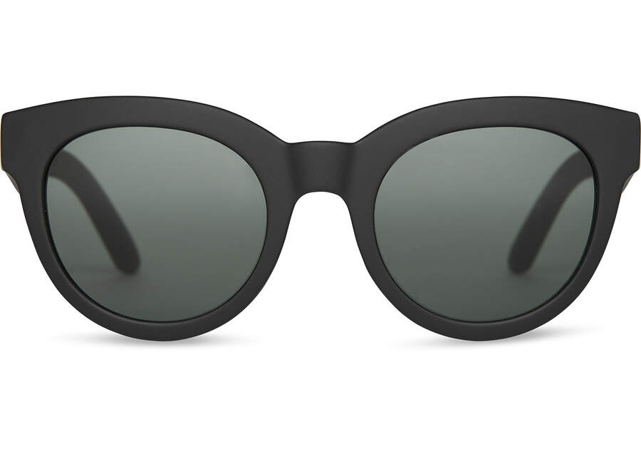 Florentin Black Traveler Sunglasses Front View Opens in a modal
