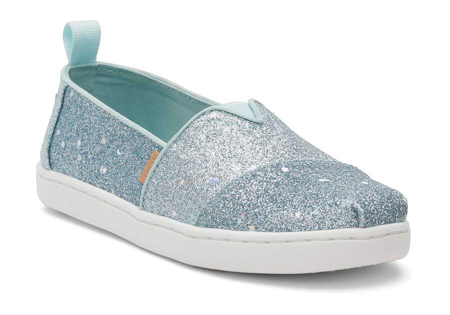 Youth Alpargata Mint Cosmic Glitter Kids Shoe 