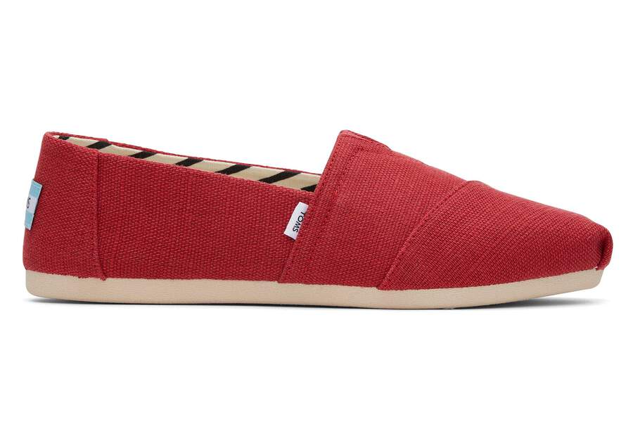 Alpargata Red Heritage Canvas Side View Opens in a modal