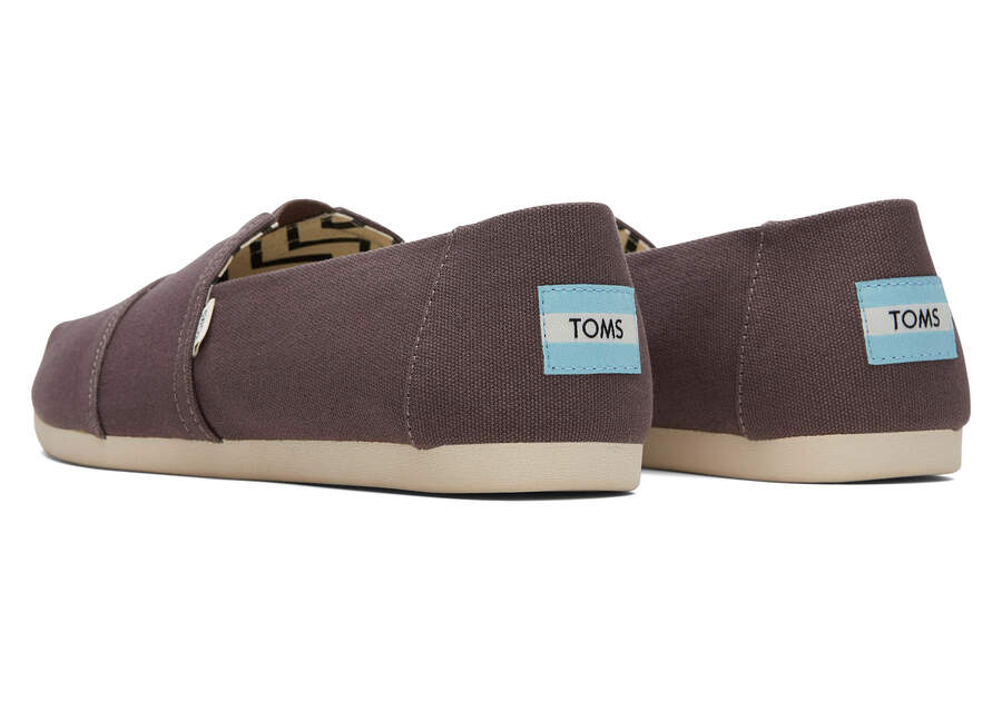 Mens Grey Canvas Shoe TOMS | TOMS
