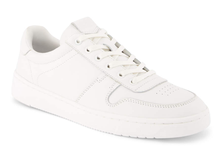 TRVL LITE Court White Leather Sneaker  Opens in a modal
