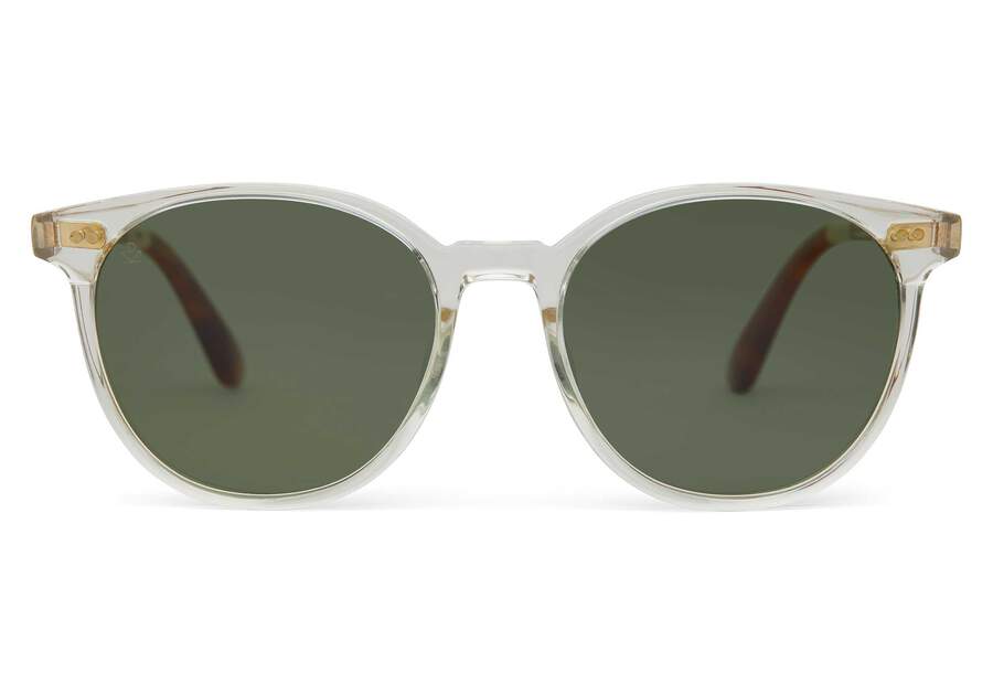 Bellini Crystal Zeiss Polarized Handcrafted Sunglasses Front View Opens in a modal