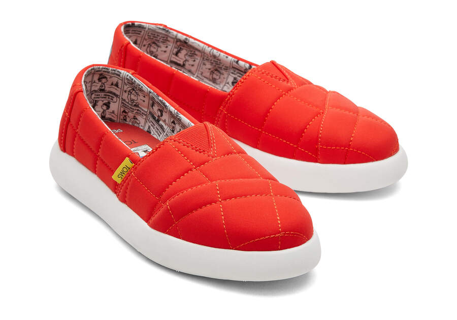 TOMS X Peanuts® Mallow Front View Opens in a modal