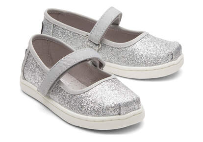 Tiny Mary Jane Silver Toddler Shoe