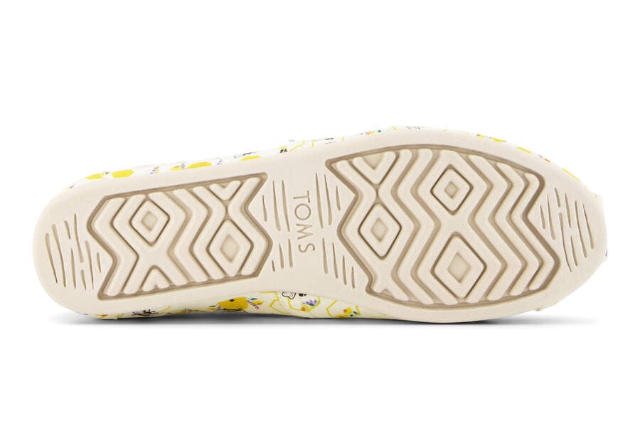 Alpargata Floral Honeycomb Bees Bottom Sole View Opens in a modal