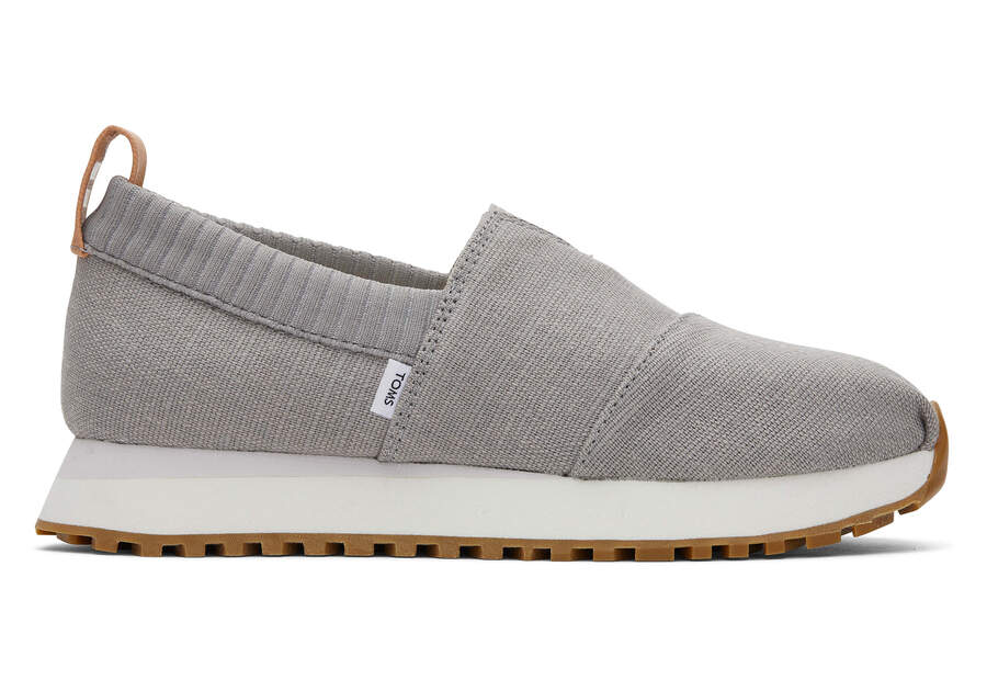 Resident 2.0 Grey Heritage Canvas Sneaker Side View