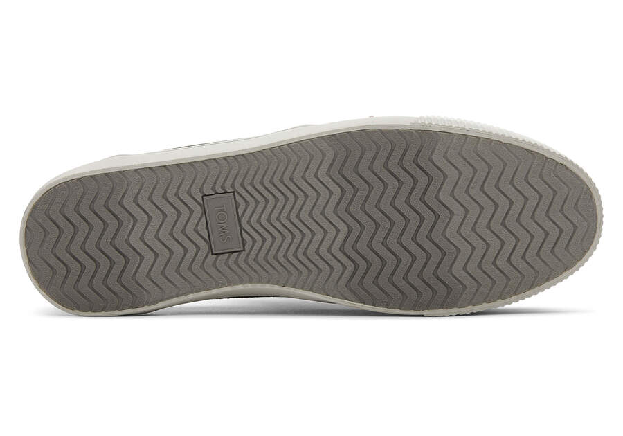 Carlo Green Heritage Canvas Lace-Up Sneaker Bottom Sole View Opens in a modal