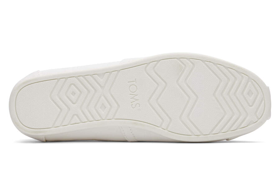 Alpargata White Recycled Cotton Canvas Bottom Sole View Opens in a modal