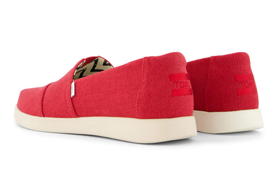Alpargata Plus Red Heritage Canvas Back View Opens in a modal