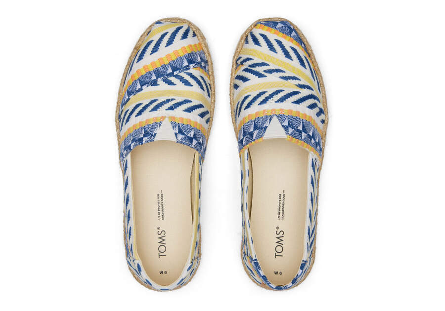 Alpargata Global Jaquard Rope Espadrille Top View Opens in a modal