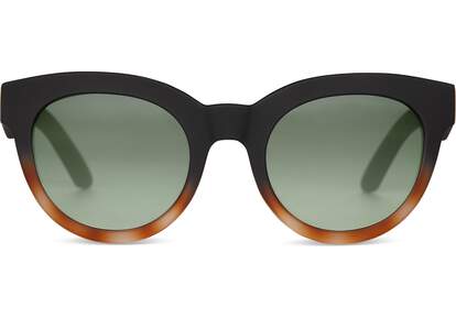 Florentin Black Tortoise Fade Polarized Traveler Sunglasses