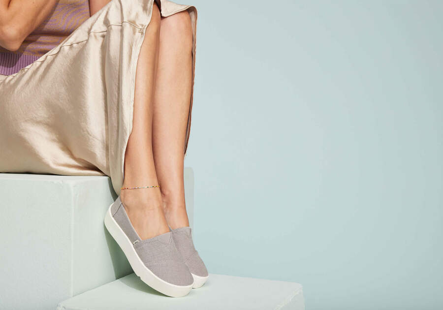 Verona Grey Slip On Sneaker Additional View 1 Opens in a modal