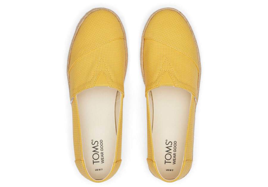 Alpargata Rope 2.0 Yellow Espadrille Top View Opens in a modal