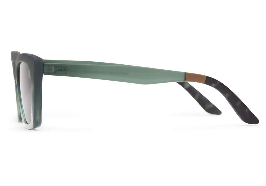Sahara Green Traveler Sunglasses Additional View 1 Opens in a modal