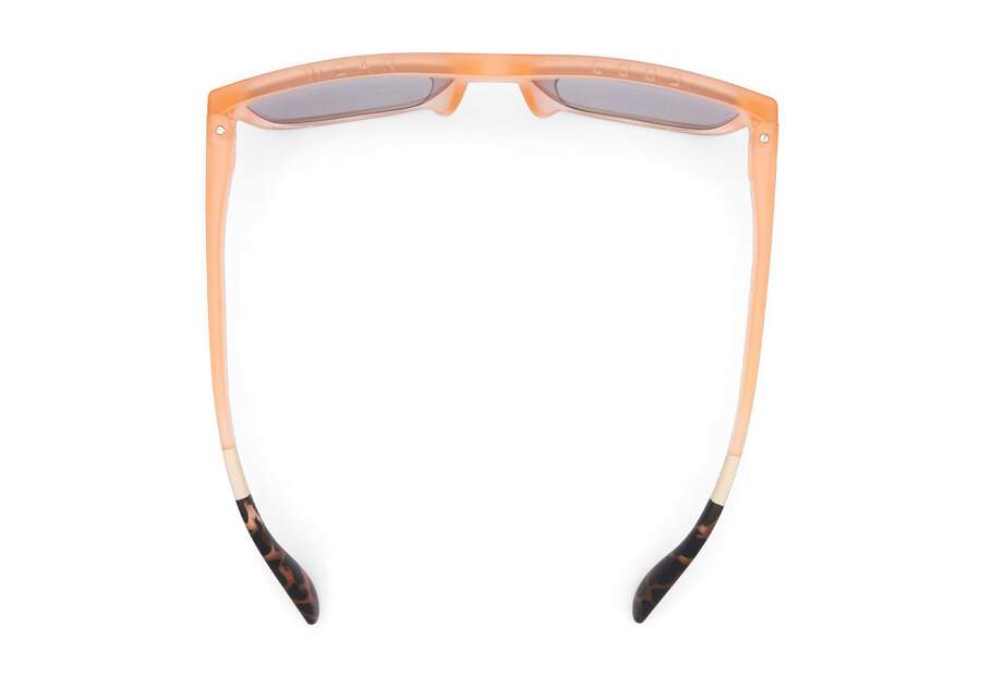 Jett Peach Traveler Sunglasses Top View Opens in a modal