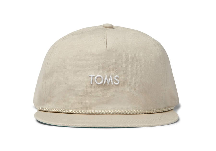 TOMS Cotton Canvas Hat Front View Opens in a modal