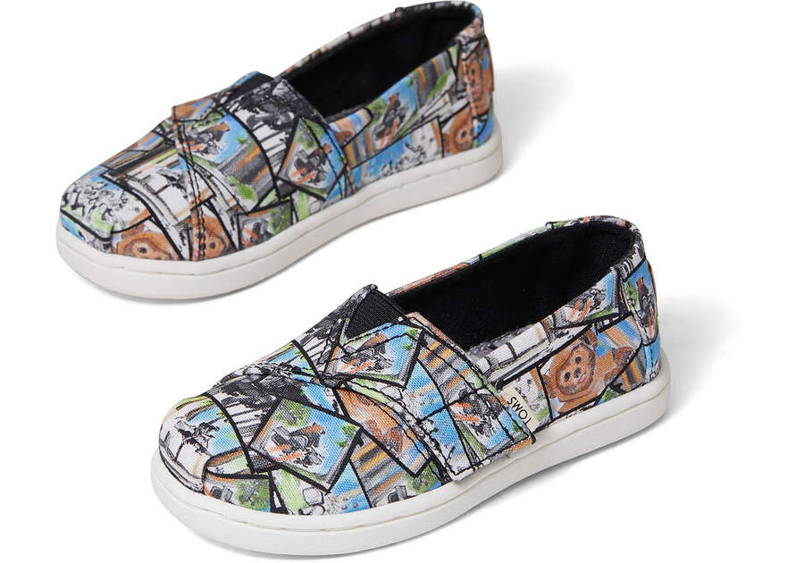 Multi STAR WARS Ewok™ Print Tiny TOMS Classics Front View Opens in a modal