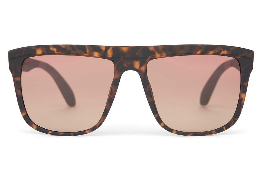 Jett Matte Tortoise Traveler Sunglasses Front View Opens in a modal