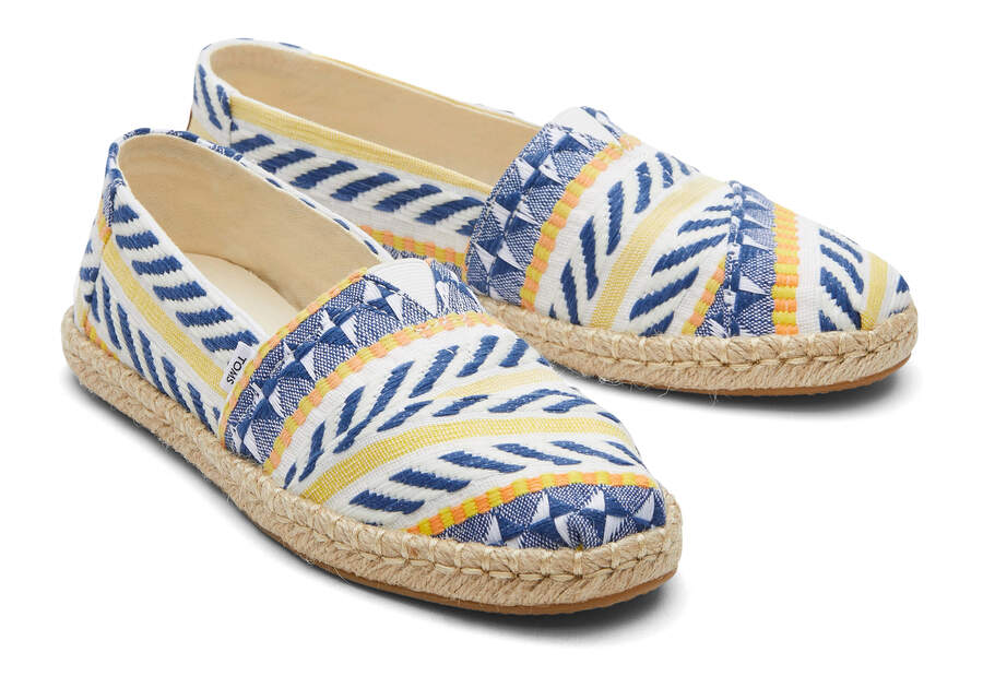 Alpargata Global Jaquard Rope Espadrille Front View Opens in a modal