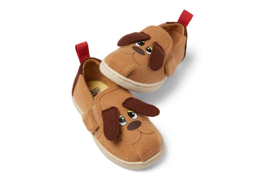 TOMS x Pound Puppies Tiny Alpargata Additional View 1 Opens in a modal