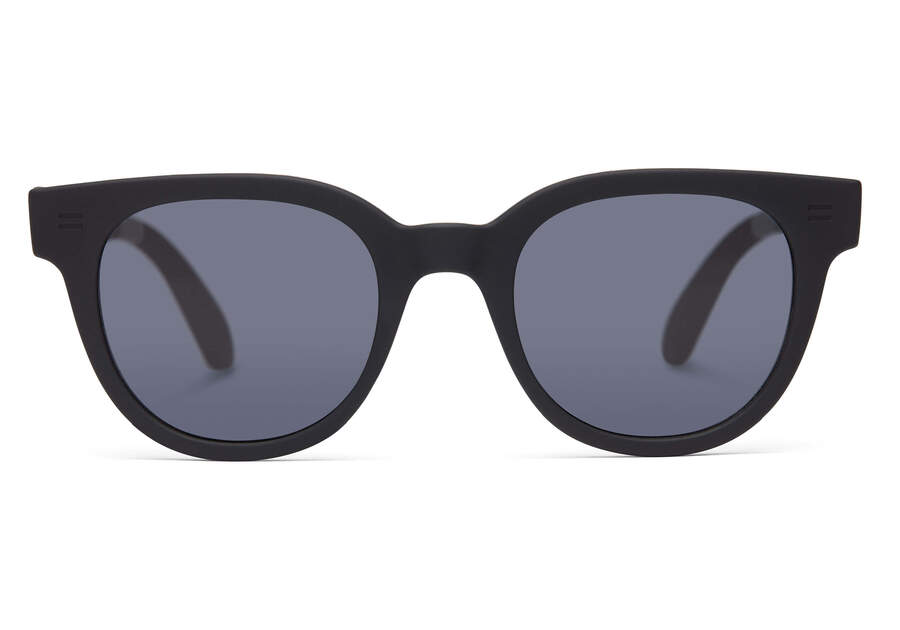 Rhodes Black Traveler Sunglasses Front View Opens in a modal