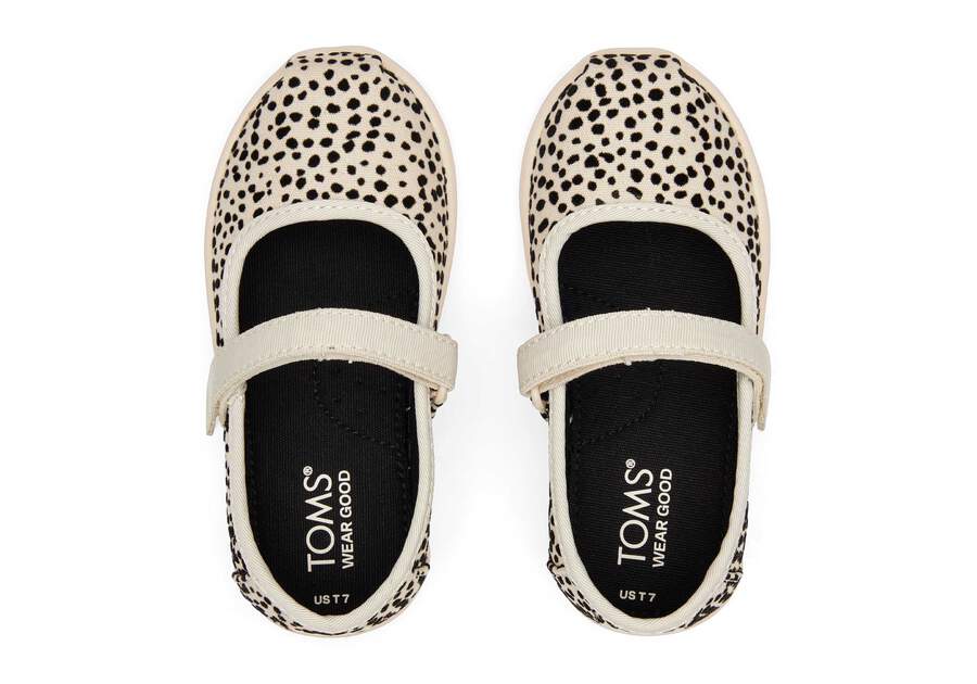 Mary Jane Mini Cheetah Print Toddler Shoe Top View Opens in a modal