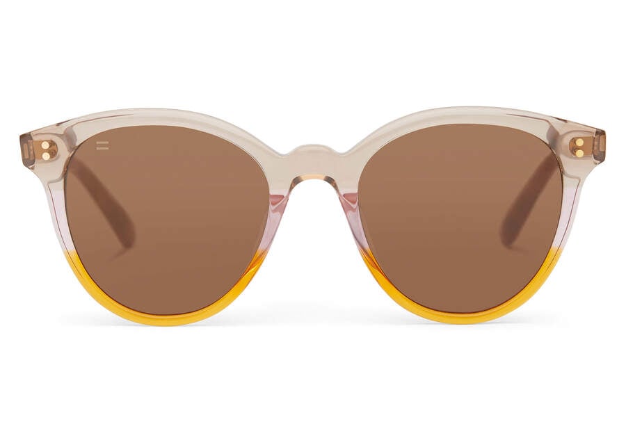 Aaryn Autumn Handcrafted Sunglasses Front View Opens in a modal