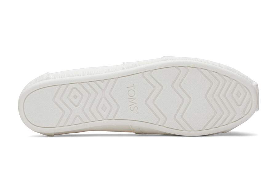 Alpargata White Recycled Cotton Canvas Bottom Sole View Opens in a modal