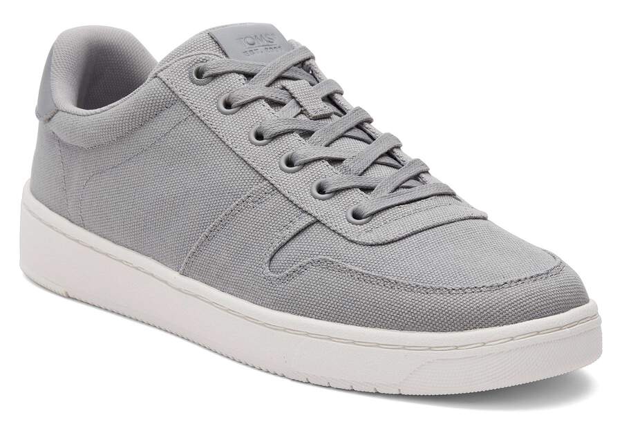 TRVL LITE Court Grey Heritage Canvas Sneaker  Opens in a modal