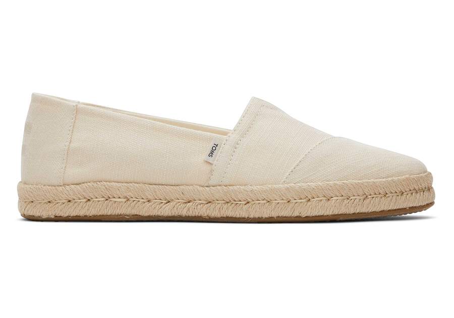 Alpargata Rope 2.0 Natural Recycled Cotton Espadrille Side View Opens in a modal