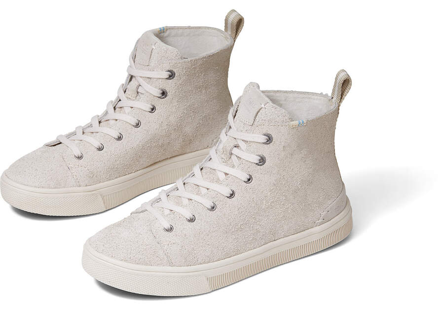 Birch Suede TRVL Lite High Sneakers Front View Opens in a modal