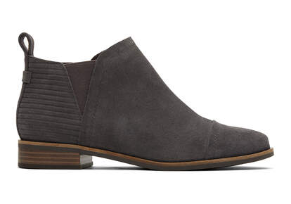 Reese Grey Suede Ankle Boot