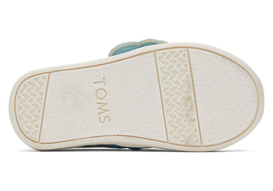 Tiny Blue Weather Foil Print Bottom Sole View Opens in a modal