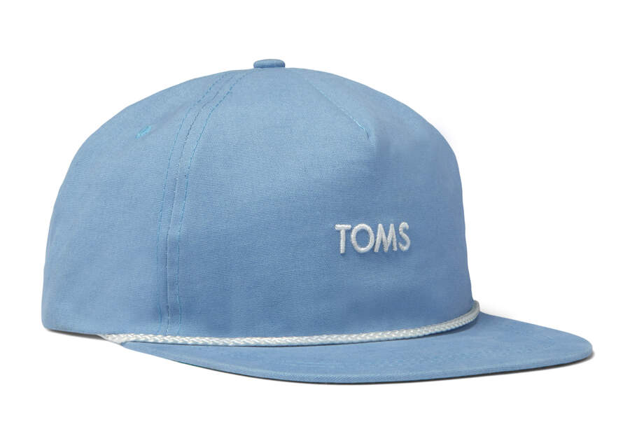 TOMS Cotton Canvas Hat Side View Opens in a modal