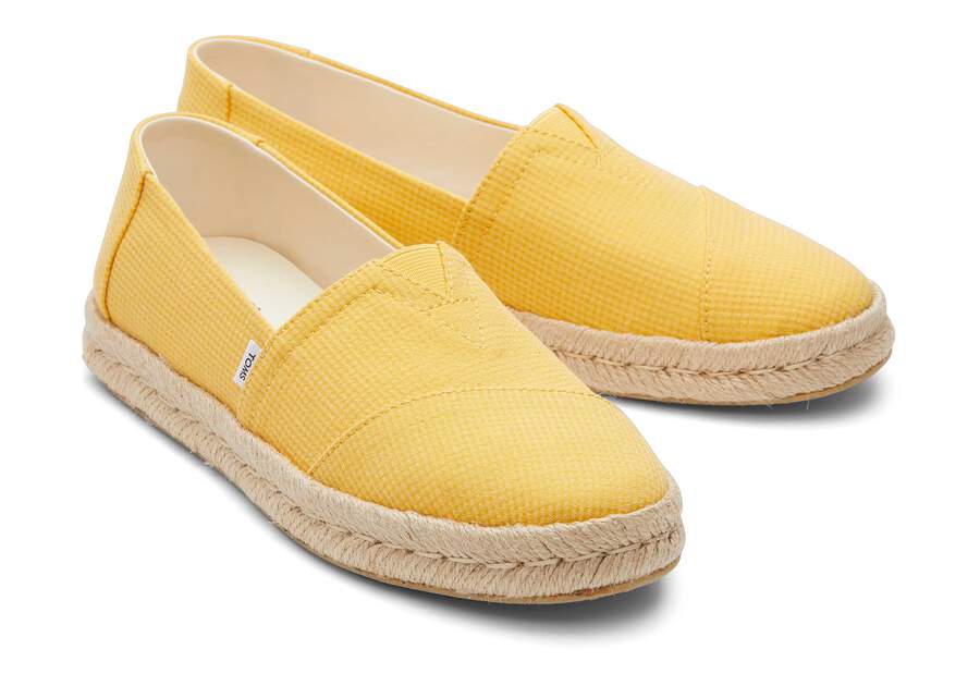 Alpargata Rope 2.0 Yellow Espadrille Front View Opens in a modal