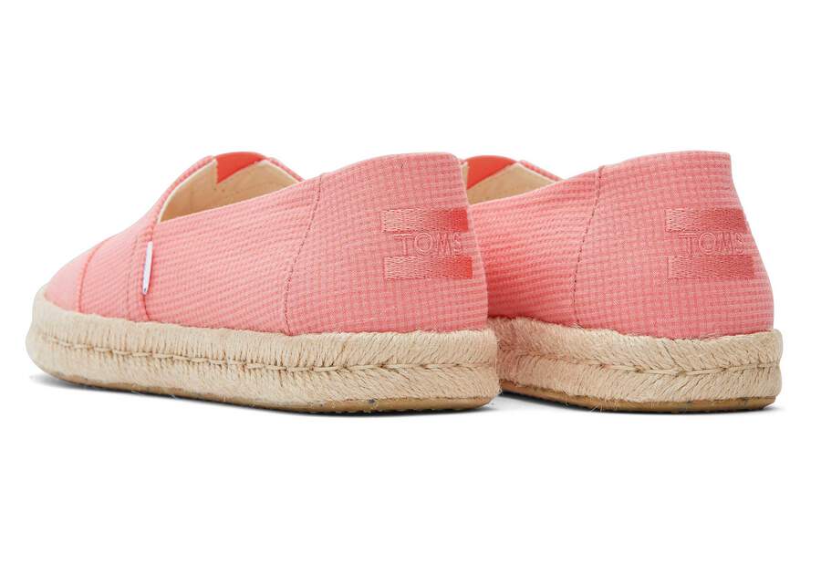 Alpargata Rope 2.0 Pink Espadrille Back View Opens in a modal