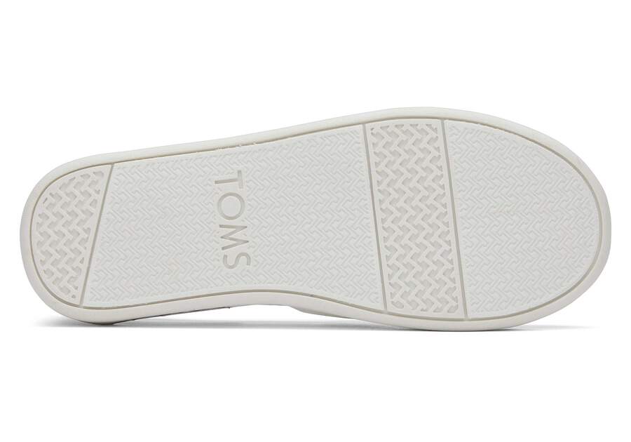 Youth Alpargata Silver Glimmer Kids Shoe Bottom Sole View Opens in a modal