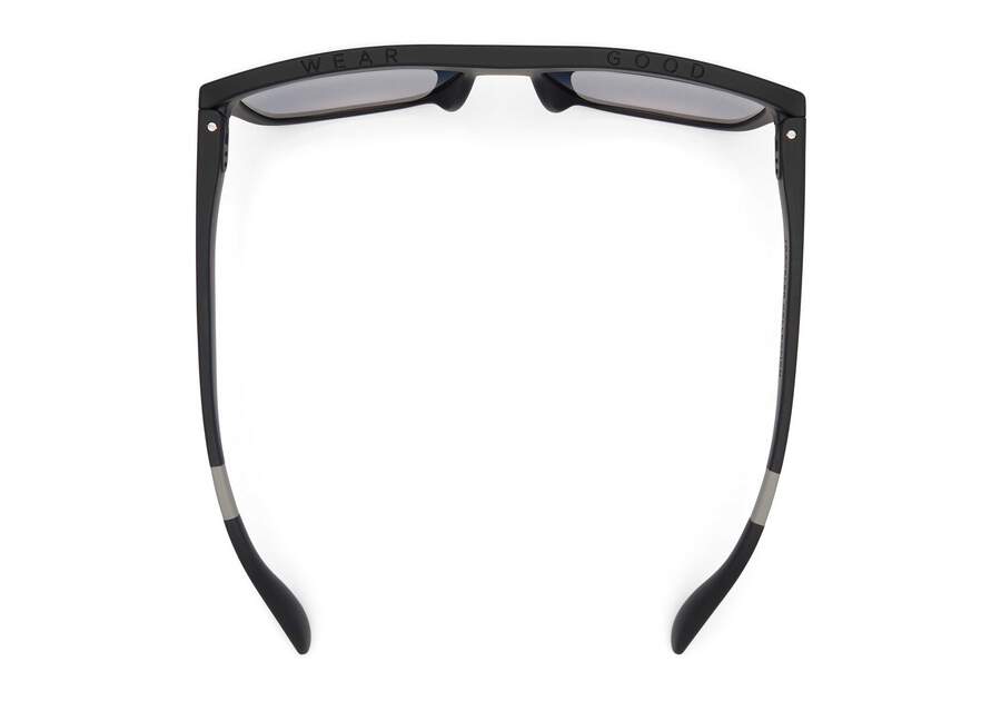 Jett Matte Black Traveler Sunglasses Top View Opens in a modal