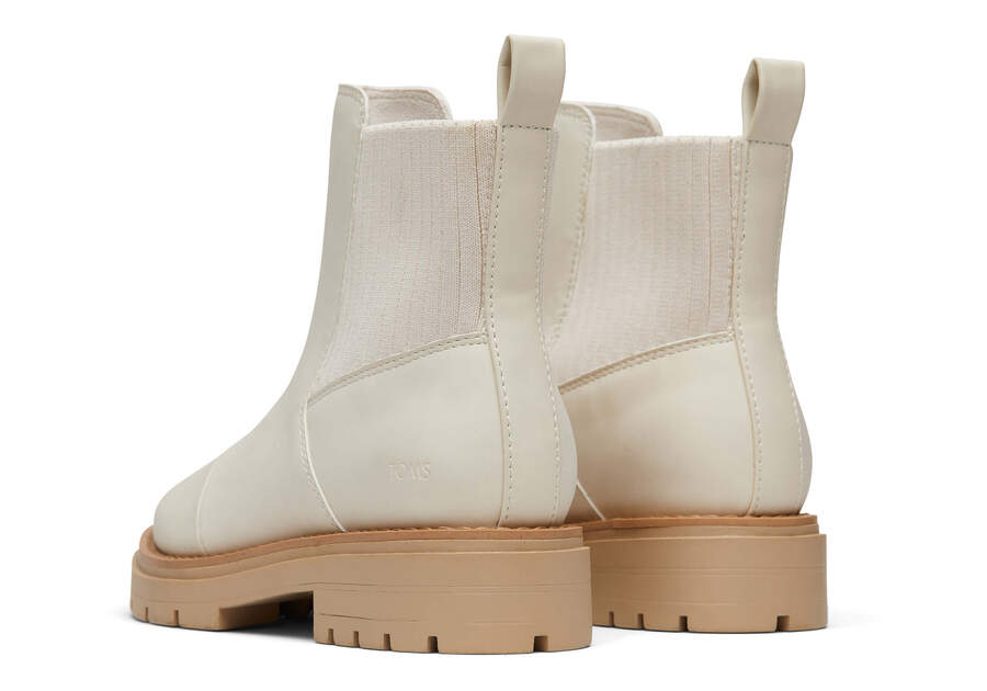 Cort Light Sand Vegan Boot Back View Opens in a modal