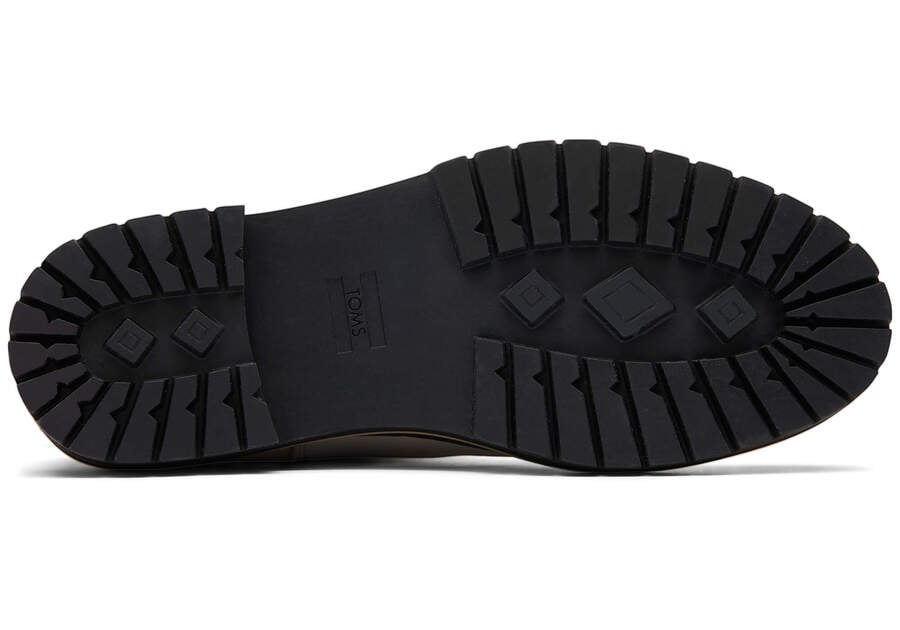 Dakota Boot White Water Resistant Leather | TOMS