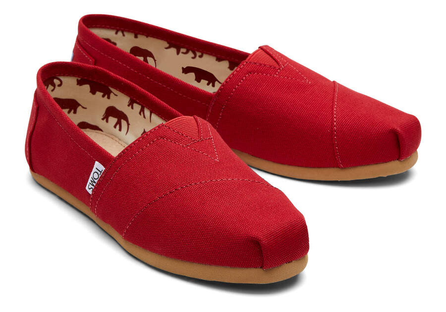 Red Canvas Women's | TOMS