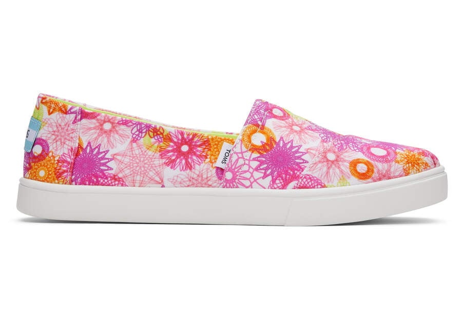 TOMS x Spirograph Cupsole Side View Opens in a modal