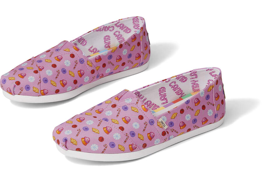 TOMS X Candy Land Sweets CloudBound™ Alpargata Front View Opens in a modal