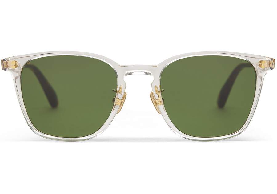 Emerson Crystal Handcrafted Sunglasses Front View Opens in a modal
