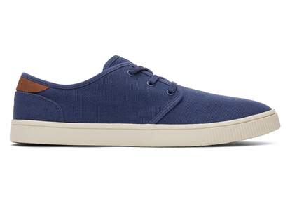 Carlo Blue Heritage Canvas Lace-Up Sneaker