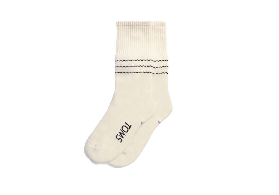 TOMS X KROST Crew Socks Front View Opens in a modal