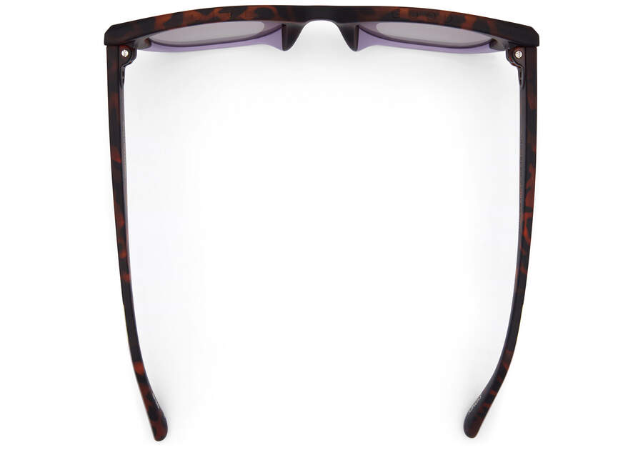Sydney Blonde Tortoise Orchid Fade Traveler Sunglasses Top View Opens in a modal