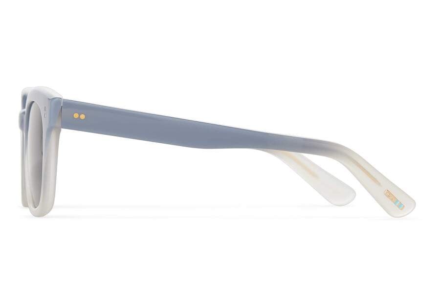 Rome Chalky Blue Fade Handcrafted Sunglasses  Opens in a modal