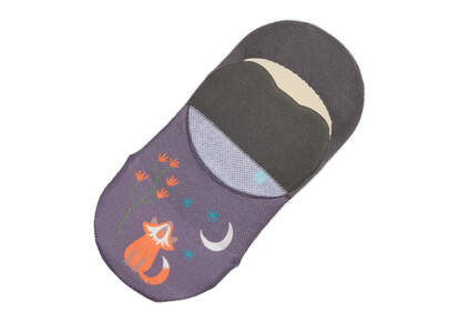 Ultimate No Show Socks Western Foxes